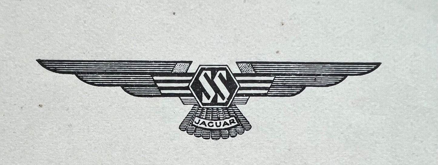 Jaguar SS Saloon 2.5 1936 [Wooden Chassis]
